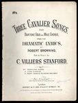 Robert Browning, Words By / Sheet Music Cavalier Songs No 2 King Charles 1ST Ed. Fixed Price $50.00.