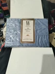Wamsutta 300 Thread Count Egyptian Sateen Cotton Twin Flat Sheet Periwinkle. Fixed Price $29.99.
