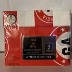 New Queen Size 6 Piece Georgia 1800 Series Sheet Set Tj Bamboo Prints. Fixed Price $30.00.