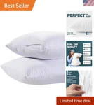 King Pillow Covers With Zipper Pack 20 X 36 Ultra-soft, Cozy And Noiseles.... Fixed Price $23.86.