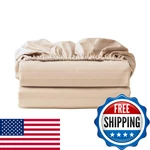 Zaizaihome 2 Pack 600 Thread Count 100 Egyptian Cotton Fitted Sheet Only Full. Fixed Price $68.72.