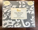 Home American Collection Premium 4-PIECE Printed Sheet Set Wrinkle Free Luxury. Fixed Price $19.95.
