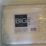 Design Solid Easy Care Sheet Set, Twin - White. Fixed Price $28.00.