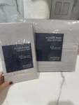 Hudson Park 825 Tc King Flat Sheet + Two Pillowcases Sterling. Brand New!. Fixed Price $225.00.
