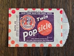 1950S Twin Popsicle Ice Cream Wrapper Joe Lowe Corporation Polka Dot Design. Fixed Price $9.99.