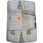 Huntington Home 4 Piece Full Size Cotton Flannel Sheet Set Christmas Trees. Fixed Price $35.99.