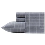 Great Plains Plaid Grey Flannel Sheet Set. Fixed Price $83.19.