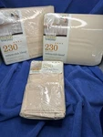 Martha Stewart 230 Count Shell Fitted & Flat Queen Sheet Set Two Pillow Cases. Fixed Price $39.99.