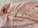 Yves Delorme Queen Size Fitted Sheet 100% Cotton, Soft Pink. Fixed Price $129.99.