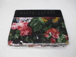 New Ralph Lauren Cossette Ii Isadora Black Floral Ruffled Flat Sheet - Queen. Fixed Price $429.99.