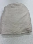 Michael Aram Striated Band 400 Tc Cotton Queen Fitted Sheet Ivory Preowned. Fixed Price $59.99.