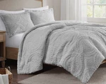 Full-queen Embroidered Medallion Long Fur To Mink Comforter SET,MP10-6013. Fixed Price $89.00.