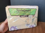 Vtg Springmaid Queen Flat Fitted Sheet Set Pillow Cases 180 Thread Count Floral. Fixed Price $69.95.