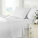 Pizuna 800 Thread Count Cotton White Queen Sheets Set, 100% Long Staple Cotto.... Fixed Price $75.00.