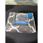 Utopia Bedding Printed Sheet Set Queen Grey New 4 Piece Quatrefoil Microfiber. Fixed Price $18.00.