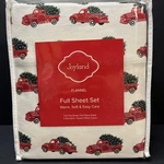 Joyland Flannel Full Sheet Set Red Truck W/christmas Tree New Two Pillowcases. Fixed Price $49.45.