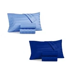 2 Charter Club Damask Stripe 550 Tc Cotton Queen Sheet Sets Cornflower + Cobalt. Fixed Price $339.97.