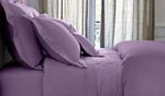 Triomphe Pillowcase By Yves Delorme, Cotton Sateen Standard Bruyere /violet. Fixed Price $92.50.