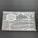 Wamsutta Supercale Plus Full Flat Sheet 200 Grey Gray Geometric Dot Dalton Read. Fixed Price $21.00.