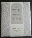 Threshold Performance Sheet Set Full Gray Twinkle Stars 400 Thread Count Cotton. Fixed Price $32.95.