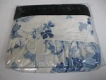 Rare Ralph Lauren Elsa Floral Blue Ruffled Flat Sheet - Queen. Fixed Price $349.99.