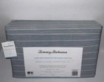 Tommy Bahama Blue Ocean Island Stripe King 4PC. Washed Cotton Percale Sheets Nwt. Fixed Price $69.99.