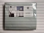 Hotel Collection Supima Extra Deep King Flat Sheet Lagoon Green 680 Tc. Fixed Price $77.39.