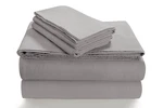 Tribeca Living SOLFL170SSKISG Solid 5-OUNCE Flannel Extra Deep Pocket Silver .... Fixed Price $90.25.