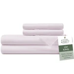4 Piece Bed Set King Size, 100% Viscose Derived From Bamboo .... Fixed Price $108.09.