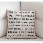 Linen Square Pillow Cover Valentine's Day Gift Sofa Cushion Decoration. Fixed Price $12.99.