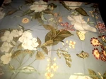 Williamsburg Crown Crafts Periwinkle Garden 20" X 26" Pillow Sham. Fixed Price $16.99.