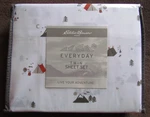 Eddie Bauer Twin Cotton Percale Cascade Camping Bedding Set Oeko. Fixed Price $36.99.