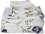 Tribeca Living Floral Garden Printed 170-GRAM Deep Pocket Flannel Sheet Set F.... Fixed Price $65.87.