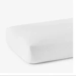 Legends Hotel Premium Breathable Washed Linen Solid Fitted Bed Sheet. Fixed Price $77.00.