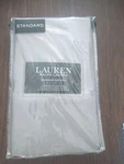 Nwt Ralph Lauren Set Of 2 Dove Gray Dunham Sateen Standard Pillowcases. Fixed Price $26.00.