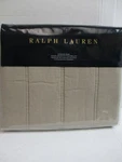 Ralph Lauren Corso Campania Natural Cotton Linen Quilted Standard Sham. Fixed Price $129.99.