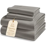 Lane Linen 100% Egyptian Cotton Size Deep Pocket King, 02: Charcoal. Fixed Price $156.99.