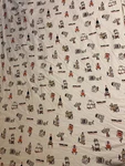 Munki Kirkland Costco Motif Portugal Flannel Full Size Bed Flat Sheet Only. Fixed Price $20.00.