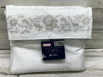 Ralph Lauren Eloise Embroidery Organic Cotton Queen Flat Sheet White / Platinum. Fixed Price $98.99.