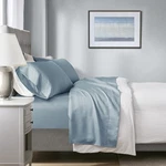 Beautyrest 1000 Thread Count, Solid Color Sheet Set, Elastic Deep Queen, Blue. Fixed Price $69.11.