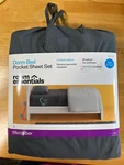 Room Essentials Dorm Bed Pocket Sheet Set Twin/twinxl Gray Microfiber By Target. Fixed Price $13.99.