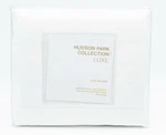 Hudson Park Collection Luxe Queen Flat Sheet Satin Band ( 100% Egyptian Cotton ). Fixed Price $77.77.