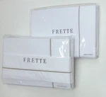 Frette One Bourdon King Sheet Set & Duvet Cover White/sepia Luxury Bedding 5 Pc. Fixed Price $759.99.