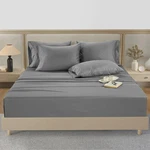 Hotel Signature 800 Thread Count Cotton 6-PIECE Sheet Set Grey Size Full. Fixed Price $69.99.
