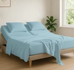 Flex Top King Sheets For Sleep Number BED,100% Egyptian Cotton- 400 Tc Split. Fixed Price $174.56.