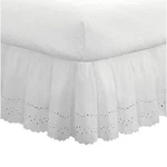 Fresh Ideas Eyelet Bed Skirt Dust Ruffle Embroidered Assorted Sizes Colors. Fixed Price $34.04.