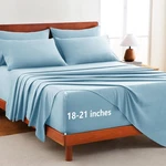 Cozylux Extra Deep Pocket Queen Set - 6 Piece Size Bed Fits Up To. Fixed Price $41.95.