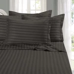 Twin Xl Luxury Microfiber Sheet Set 4-PIECE 1500 Hotel Quality Grey Stripe. Fixed Price $47.99.