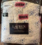 4PC Ralph Lauren Queen Sheet Set Cottage Floral Blues & White 300. Fixed Price $49.99.