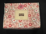 Melange Home King Sheet Set Dot Flower T215 Print Coral/white/brown 100% Cotton. Fixed Price $29.99.